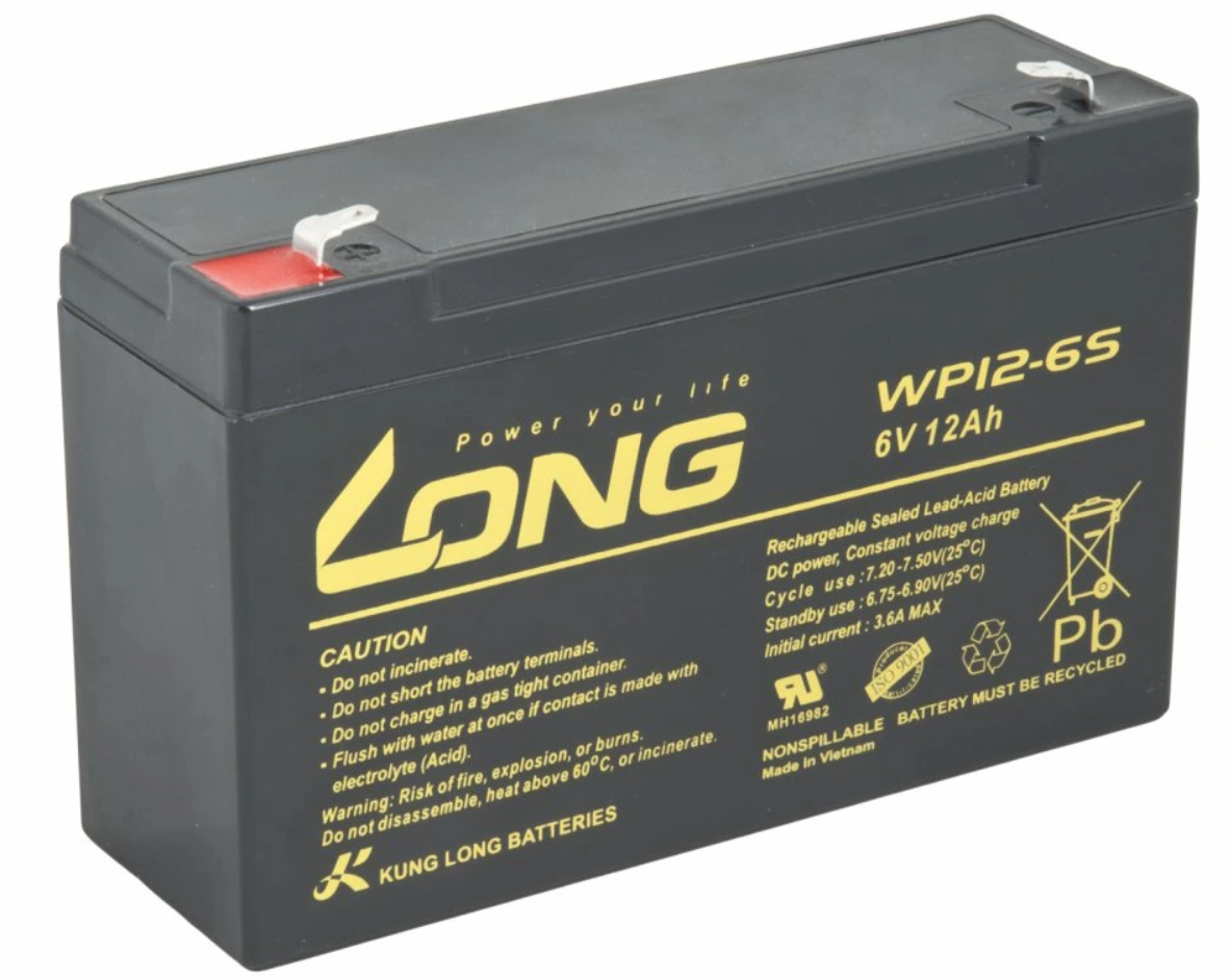 Externý zdroj 6V - batéria