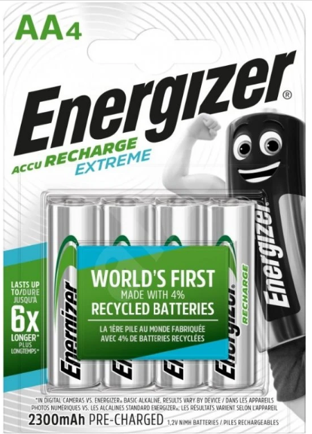 Energizer NiMH Extreme HR6 AA 2 300 mAh/4 ks