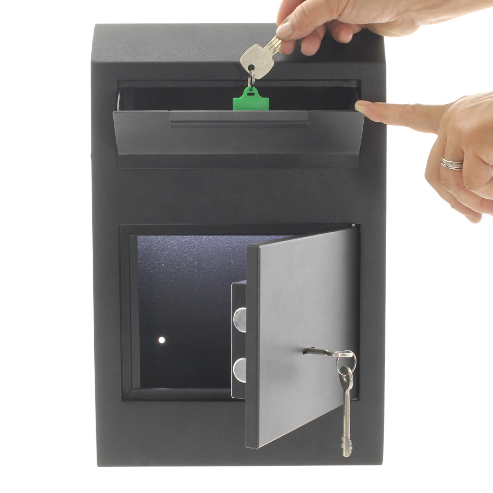 Rottner Cashmatic Basic sejf s vhadzovacím mechanizmom čierny
