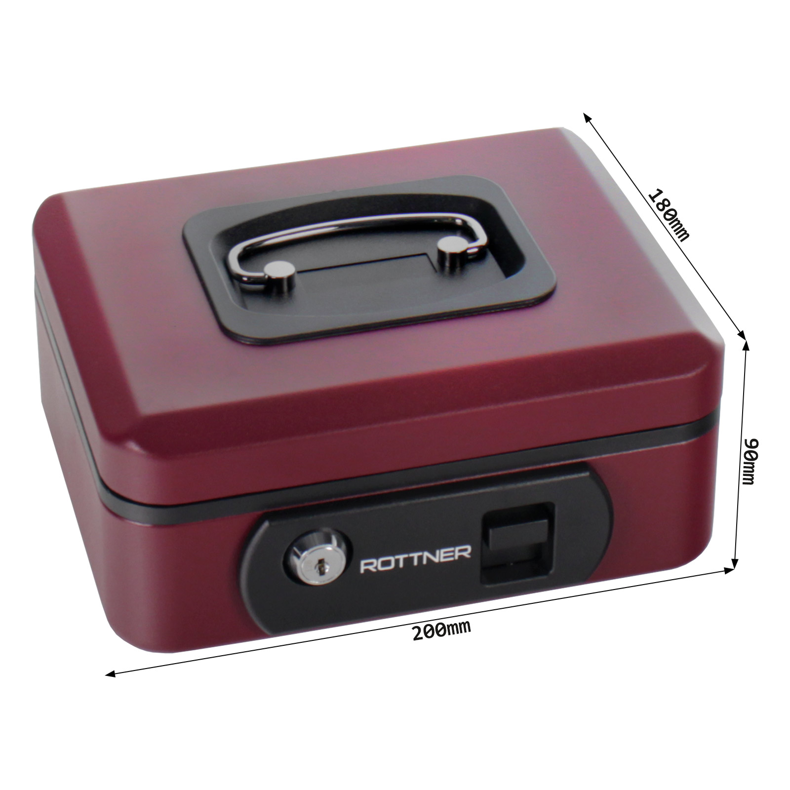 Rottner Pro Box 1 pokladnička berry