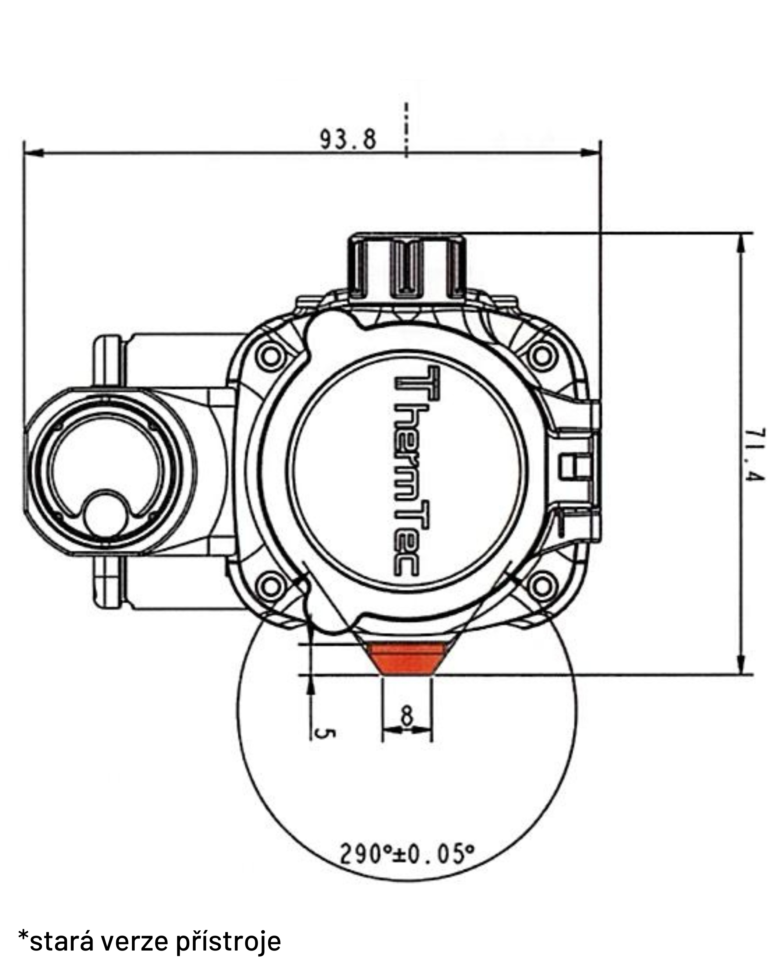 Oceľový adaptér na Blaser pre ThermTec Vidar