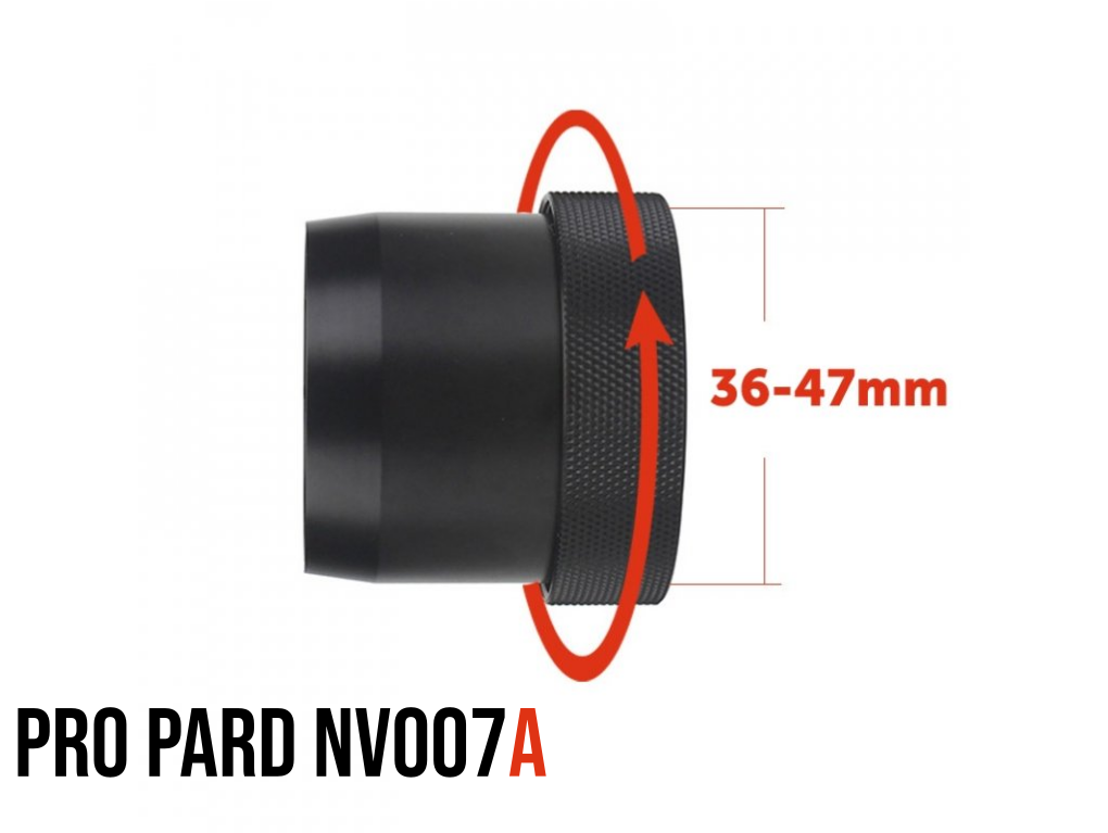 Univerzálna objímka (adaptér) pre PARD NV007, NV007A a NV007V (od 36 do 47 mm)