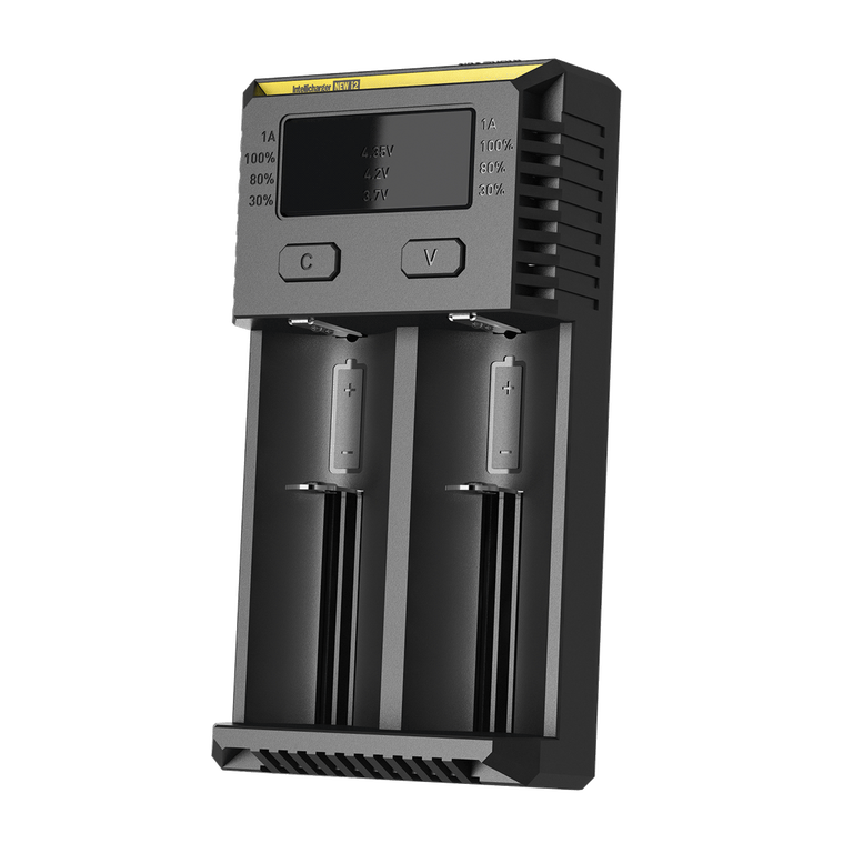 NITECORE i2 NEW inteligentná nabíjačka – dve nezávislé pozície, nabíja Li-Ion, Ni-MH, Ni-Cd, 12/230 V