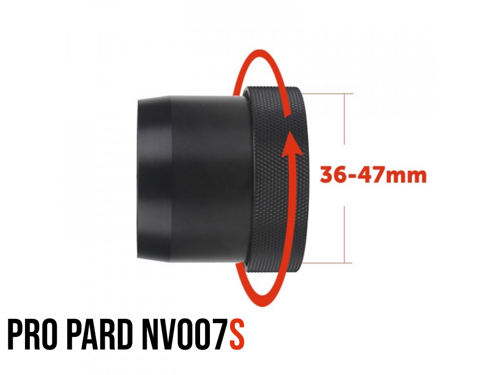 Univerzálna objímka (adaptér) pre PARD NV007S (od 36 do 47 mm)